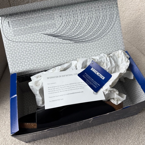 ✨ Birkenstock Arizona Big Buckle — High Shine Black — Women’s 8 / EU 39 — NIB ✨ - Picture 13 of 14